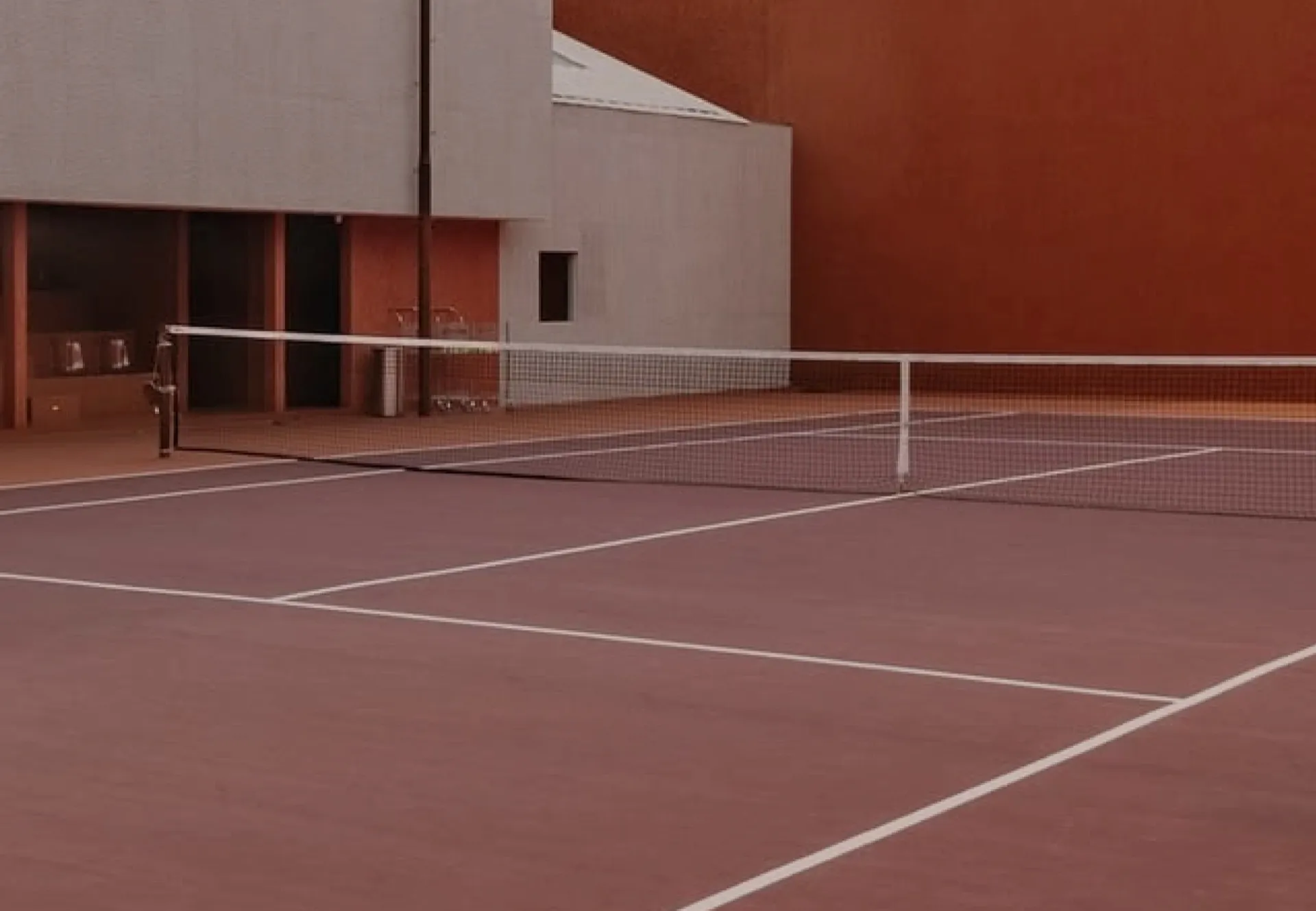 Tennis courts at Dunes Racquet Club in Jeddah