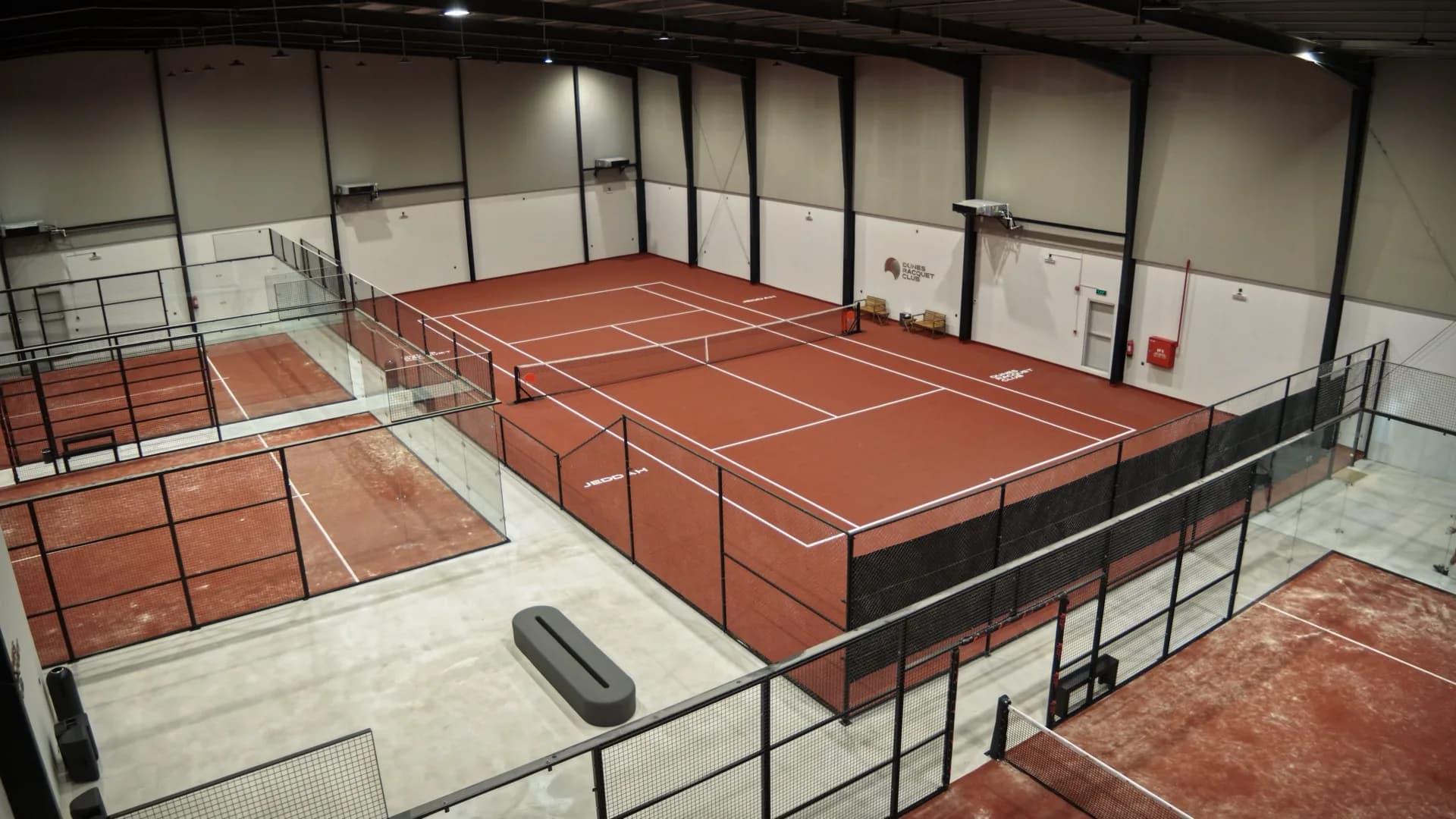 Tennis courts at Dunes Racquet Club in Jeddah